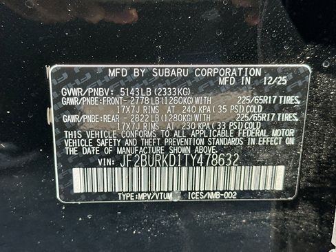 New 2026 Subaru Outback Wilderness image 36