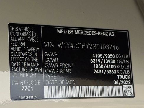 Used 2022 Mercedes-Benz Sprinter 2500 image 20