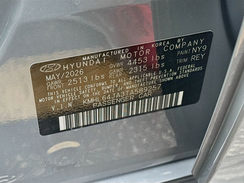 New 2026 Hyundai Sonata SEL FWD image 24