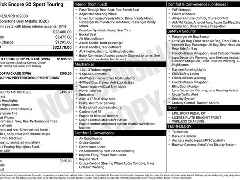 Used 2024 Buick Encore GX Sport Touring w/ Advanced Technology Package AWD/4WD image 37