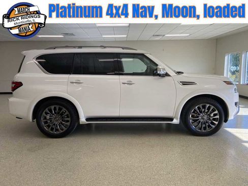 Used 2024 Nissan Armada Platinum w/ Captain's Chairs Package image 1
