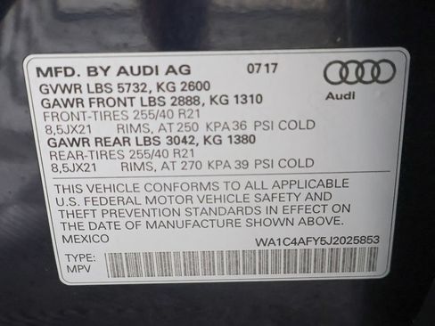 Used 2018 Audi SQ5 Prestige w/ Prestige Package AWD/4WD image 59