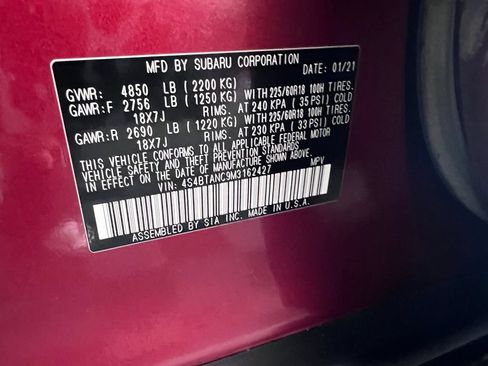 Used 2021 Subaru Outback Limited w/ Popular Package #2 AWD/4WD image 19