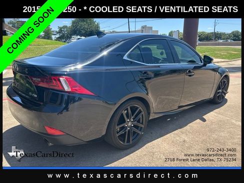 Used 2015 Lexus IS 250 w/ F-Sport Package RWD image 3