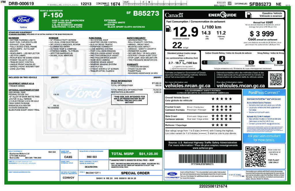 Used 2025 Ford F150 Tremor AWD/4WD image 46
