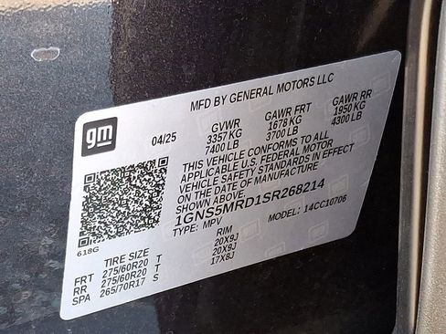 New 2025 Chevrolet Tahoe LS image 19