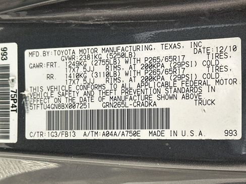 Used 2011 Toyota Tacoma PreRunner w/ TRD Sport Pkg RWD image 29