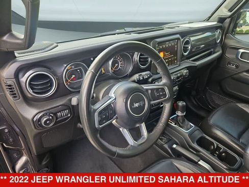 Used 2022 Jeep Wrangler Unlimited Sahara AWD/4WD image 2