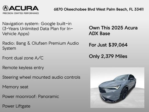 Used 2025 Acura ADX A-Spec AWD/4WD image 7