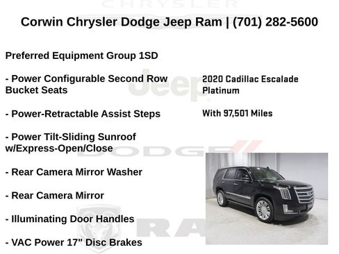 Used 2020 Cadillac Escalade Platinum AWD/4WD image 6