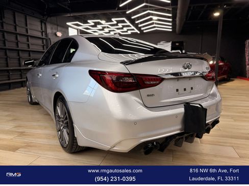 Used 2018 INFINITI Q50 Red Sport 400 w/ Proactive Package AWD/4WD image 5