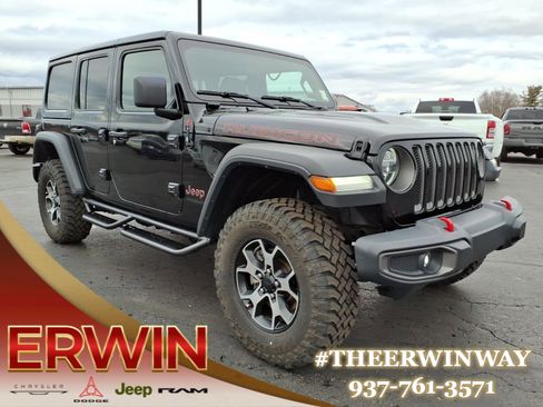Used 2020 Jeep Wrangler Unlimited Rubicon w/ LED Lighting Group image 1