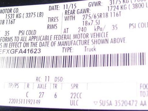 Used 2016 Ford F150 Lariat w/ Snow Plow Prep Package AWD/4WD image 54