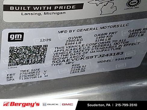 New 2026 Buick Enclave Avenir w/ Super Cruise Package image 25