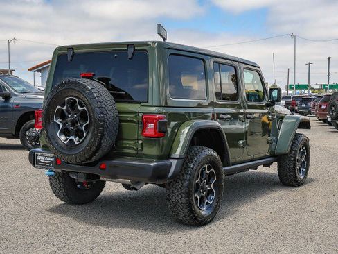 Used 2023 Jeep Wrangler Unlimited Rubicon 4xe w/ Steel Bumper Group AWD/4WD image 4