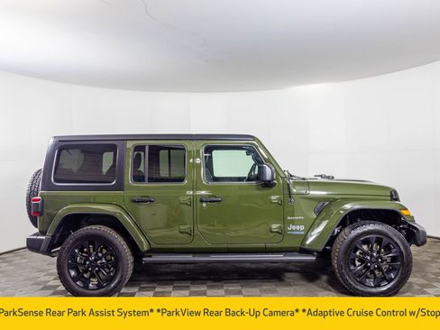 Used 2021 Jeep Wrangler Unlimited Sahara 4xe w/ Cold Weather Group image 16