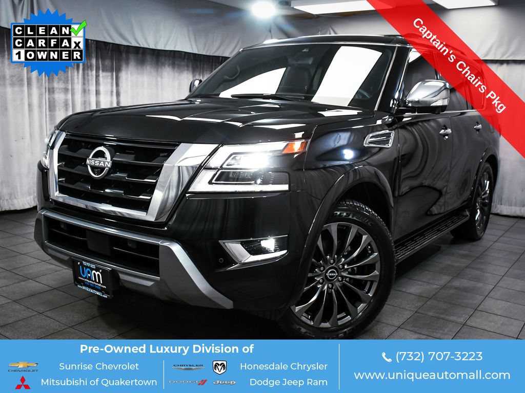 Used 2024 Nissan Armada Platinum w/ Captain's Chairs Package AWD/4WD image 1