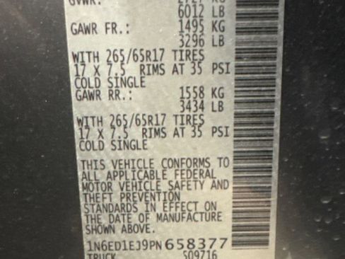 Used 2023 Nissan Frontier SV w/ SV Convenience Package image 46