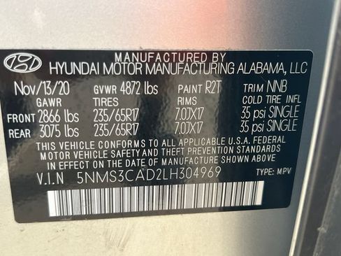 Used 2020 Hyundai Santa Fe SEL AWD/4WD image 36