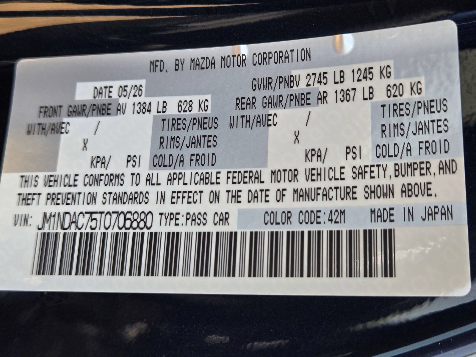 New 2026 MAZDA MX-5 Miata Club w/ Interior Package RWD image 20