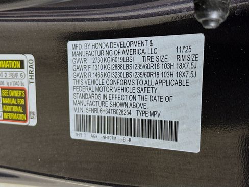 Certified 2026 Honda Odyssey EX-L image 39