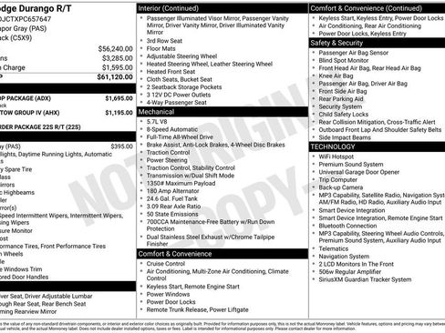 Certified 2023 Dodge Durango R/T w/ Blacktop Package AWD/4WD image 39