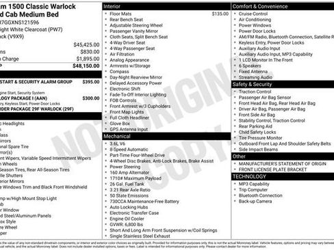 Used 2022 RAM 1500 Classic Warlock AWD/4WD image 35