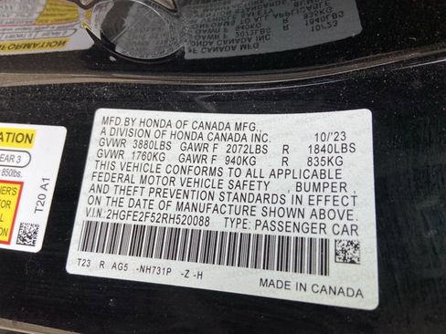 Used 2024 Honda Civic Sport image 32