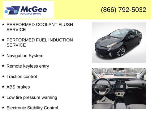 Certified 2017 Toyota Prius Three Touring w/ Carpet Mat Package image 12