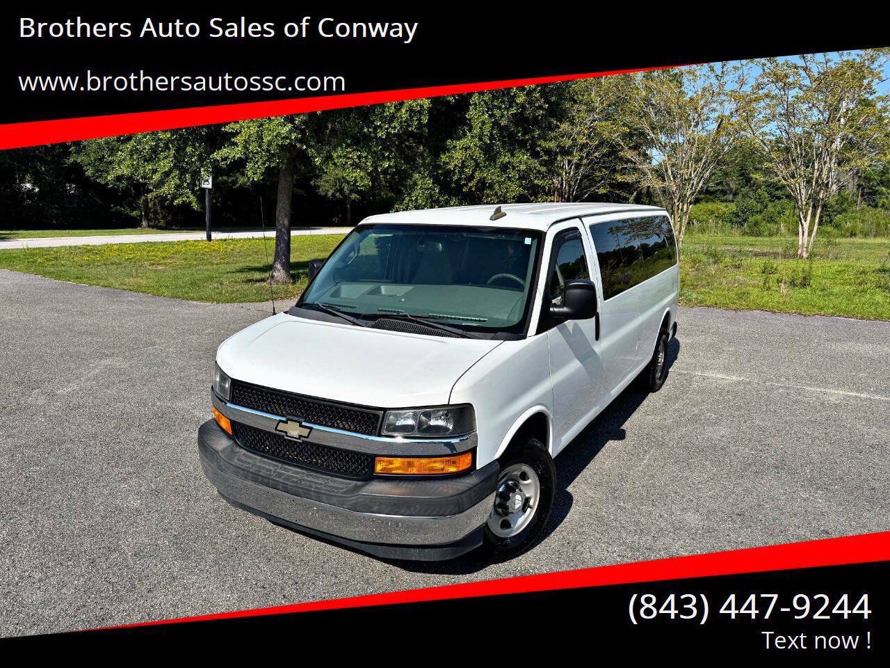 Used 2018 Chevrolet Express 3500 LT w/ LT Preferred Equipment Group RWD image 1