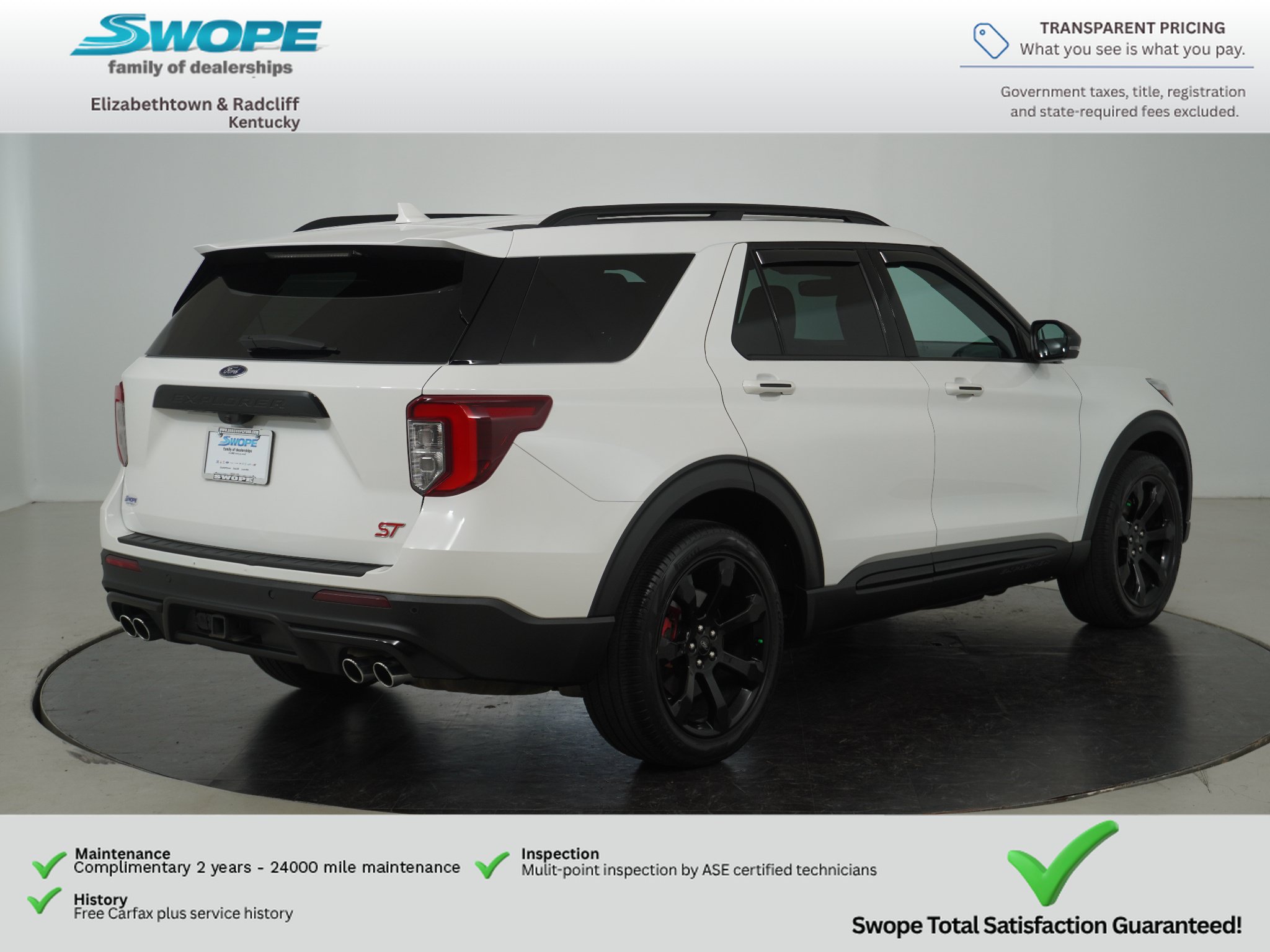 Certified 2023 Ford Explorer ST w/ Equipment Group 401A AWD/4WD image 3
