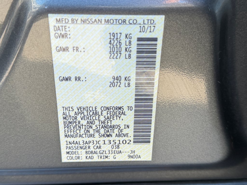 Used 2018 Nissan Altima 2.5 S w/ S Convenience Package FWD image 25
