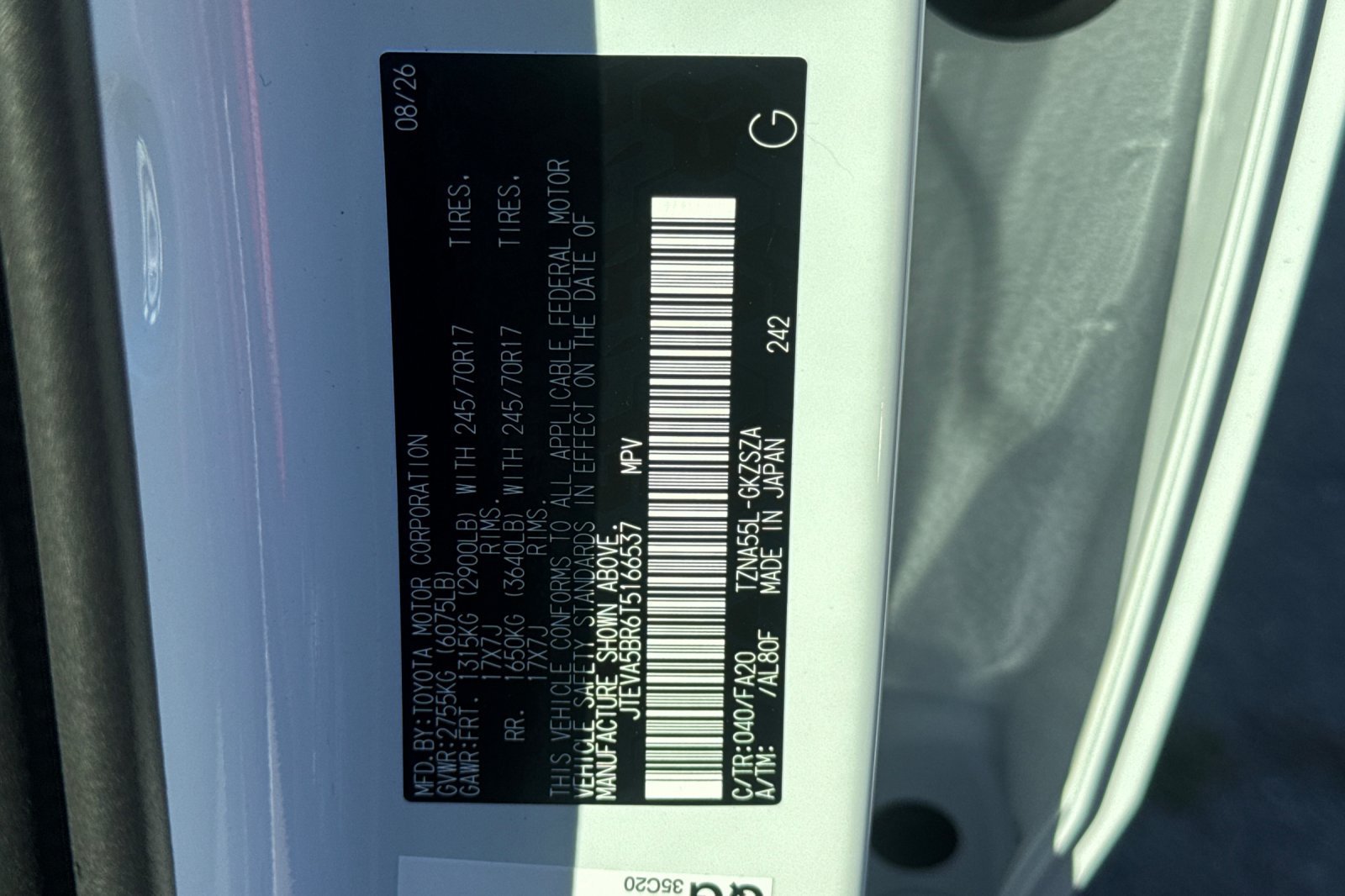 New 2026 Toyota 4Runner SR5 AWD/4WD image 33