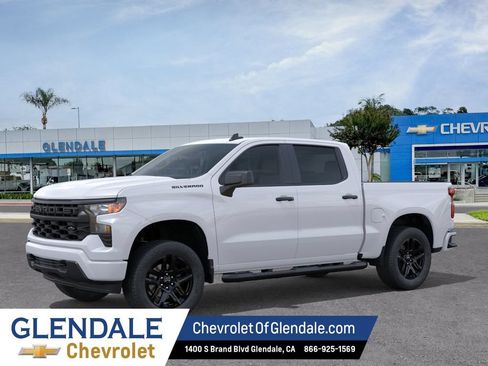 New 2026 Chevrolet Silverado 1500 Custom w/ Turbomax Blackout Package RWD image 2