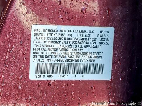 Used 2012 Honda Pilot EX image 16