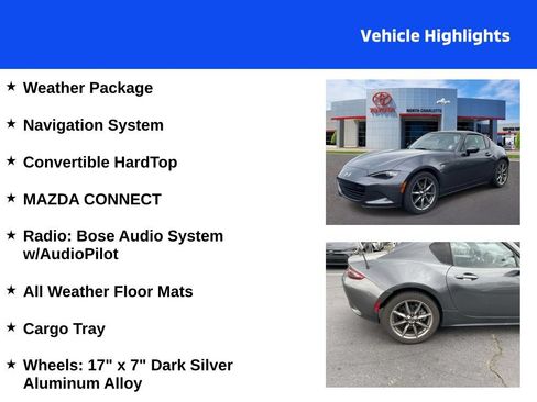 Used 2022 MAZDA MX-5 Miata RF Grand Touring RWD image 4
