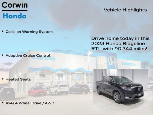 Used 2023 Honda Ridgeline RTL image 6