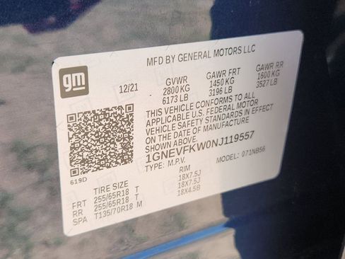 Used 2022 Chevrolet Traverse LS AWD/4WD image 17