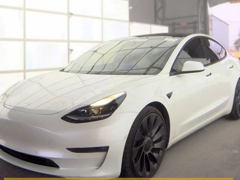 Used 2021 Tesla Model 3 Performance AWD/4WD image 1