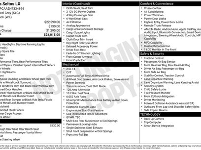 Used 2022 Kia Seltos LX