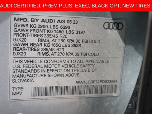 Used 2023 Audi Q7 2.0T Premium Plus w/ Premium Plus Package AWD/4WD image 28