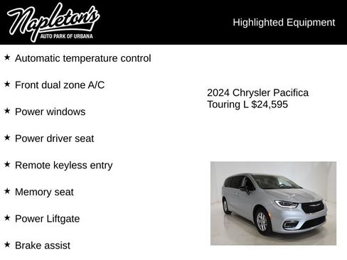 Used 2024 Chrysler Pacifica Touring-L FWD image 15