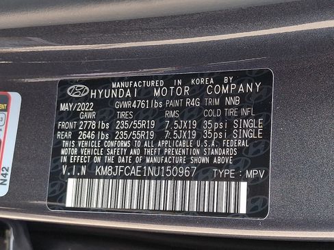 Used 2022 Hyundai Tucson N Line w/ Cargo Package AWD/4WD image 28