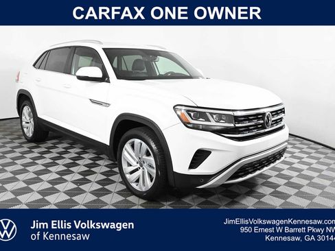 Certified 2023 Volkswagen Atlas Cross Sport SE w/ Panoramic Sunroof Package FWD image 1