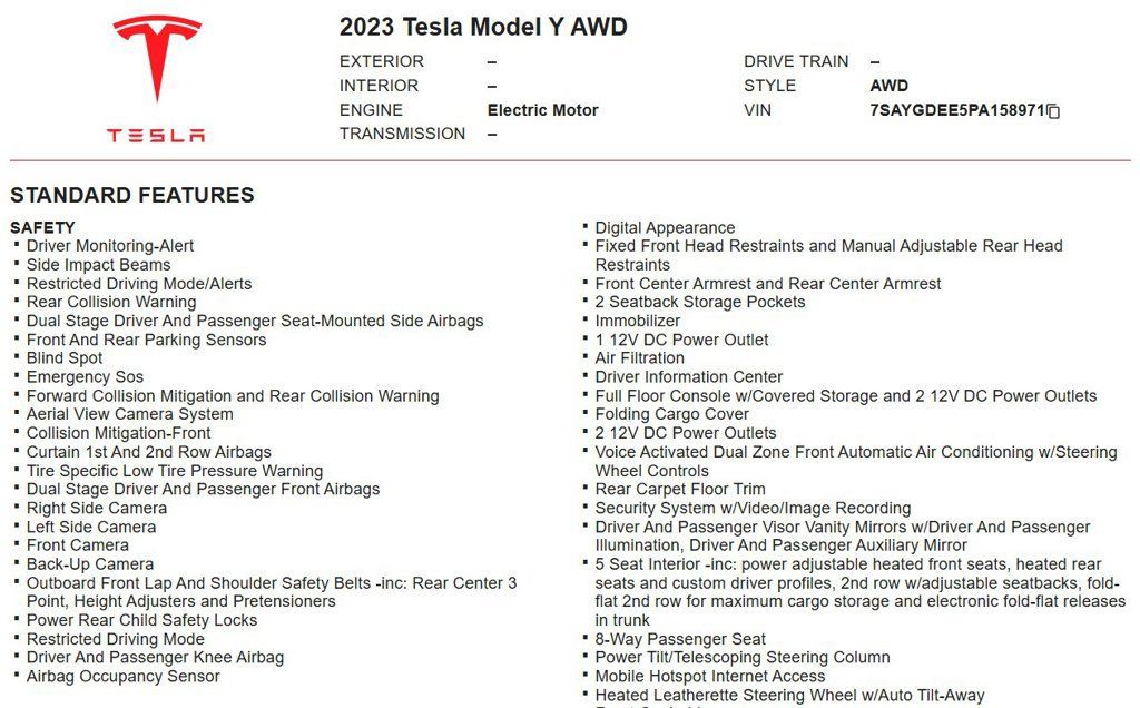 Used 2023 Tesla Model Y AWD image 17