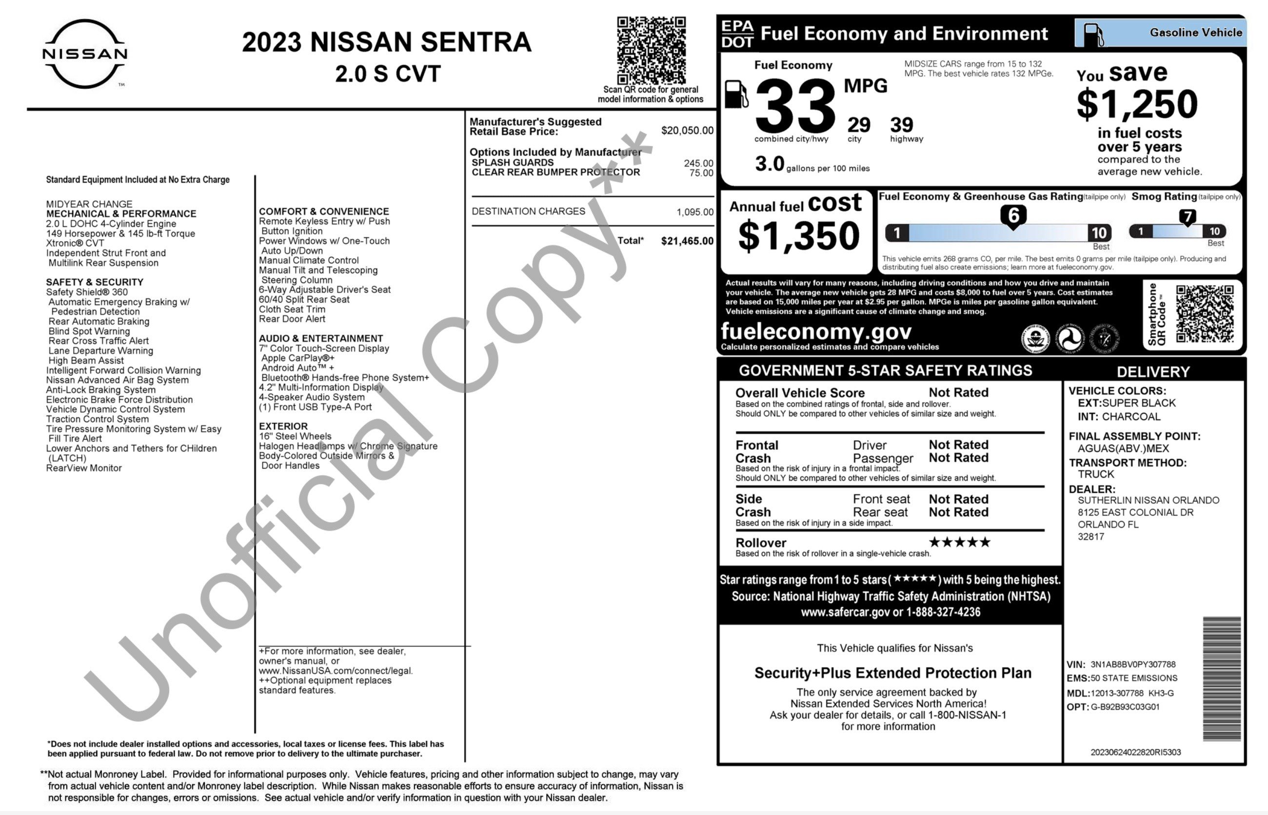 Used 2023 Nissan Sentra S FWD image 4
