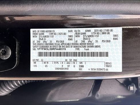 Used 2024 Ford F150 XLT w/ Equipment Group 302A MID AWD/4WD image 31