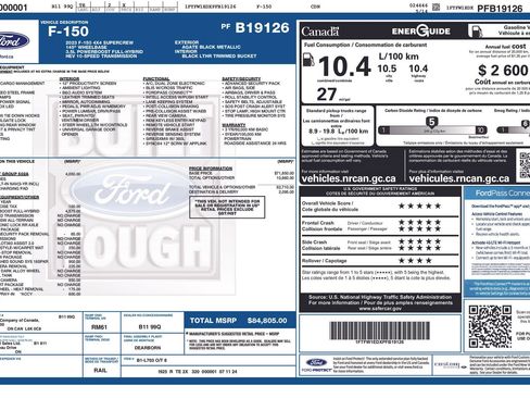 Certified 2023 Ford F150 Lariat w/ Equipment Group 502A High AWD/4WD image 4