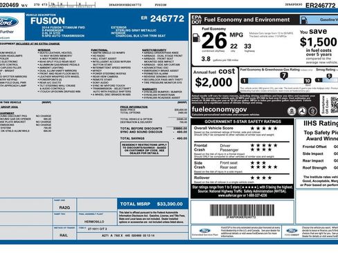 Used 2014 Ford Fusion Titanium FWD image 5