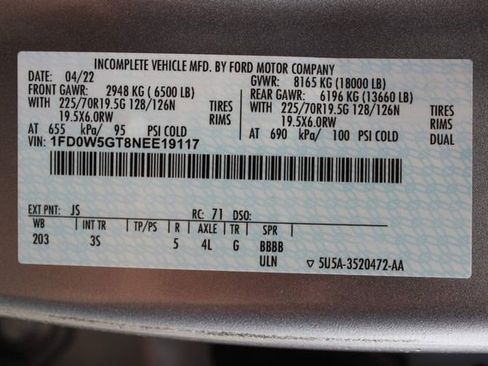 Used 2022 Ford F550 2WD Crew Cab Super Duty w/ XLT Value Package image 28